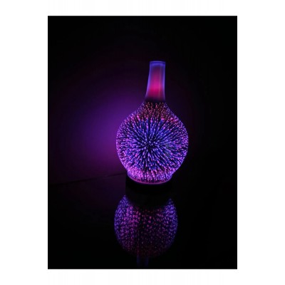 Işıklı Cam Hava Nemlendirici Esansiyel Aroma Difüzörü - Spark